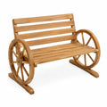 Panca da esterno in legno di teak 120 cm