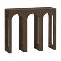 Consolle in legno massello marrone