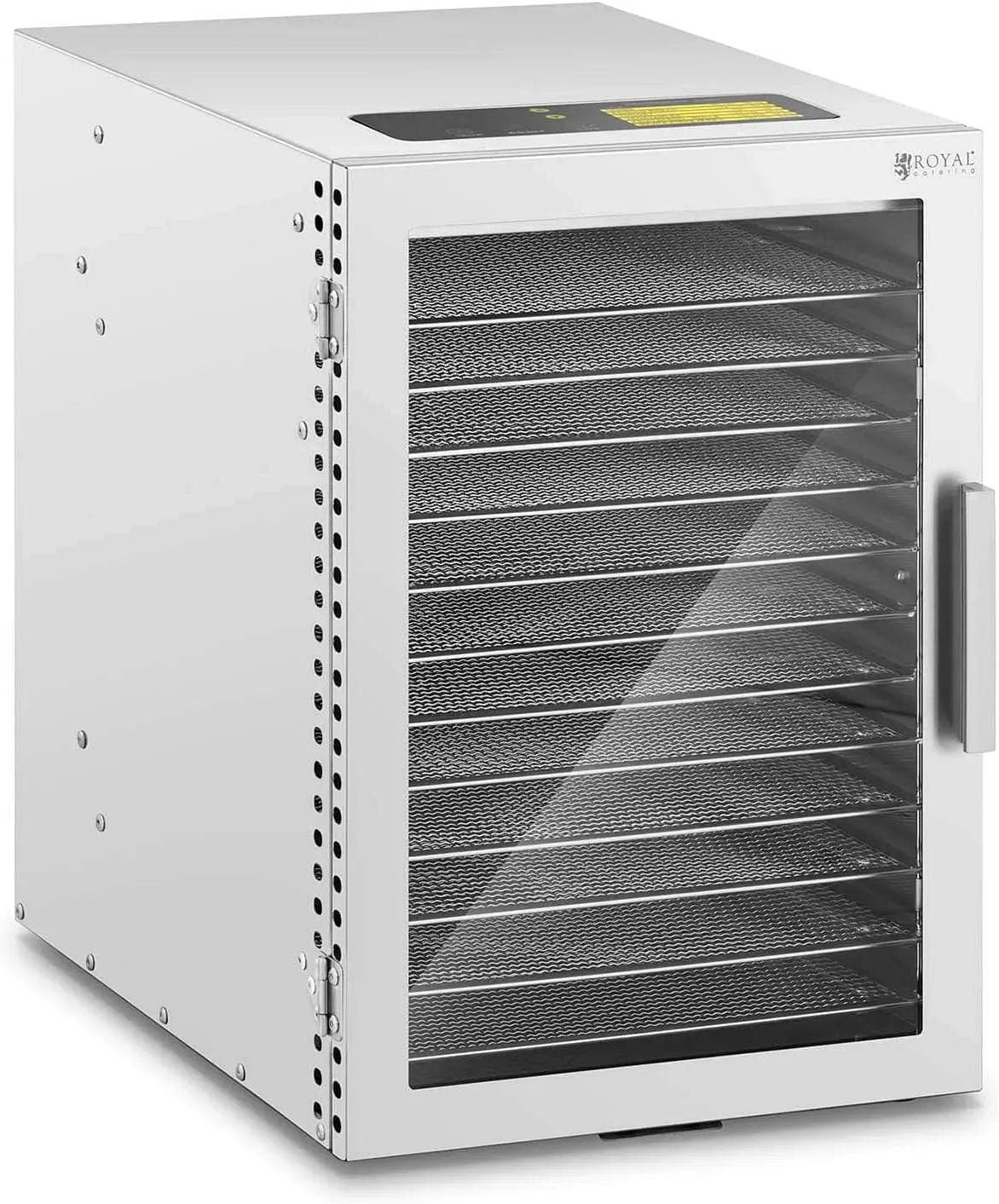 Asciugatrice RCDA-500/45S, 800 W, 230 V, professionale, ristorazione, acciaio inox, 12 ripiani
