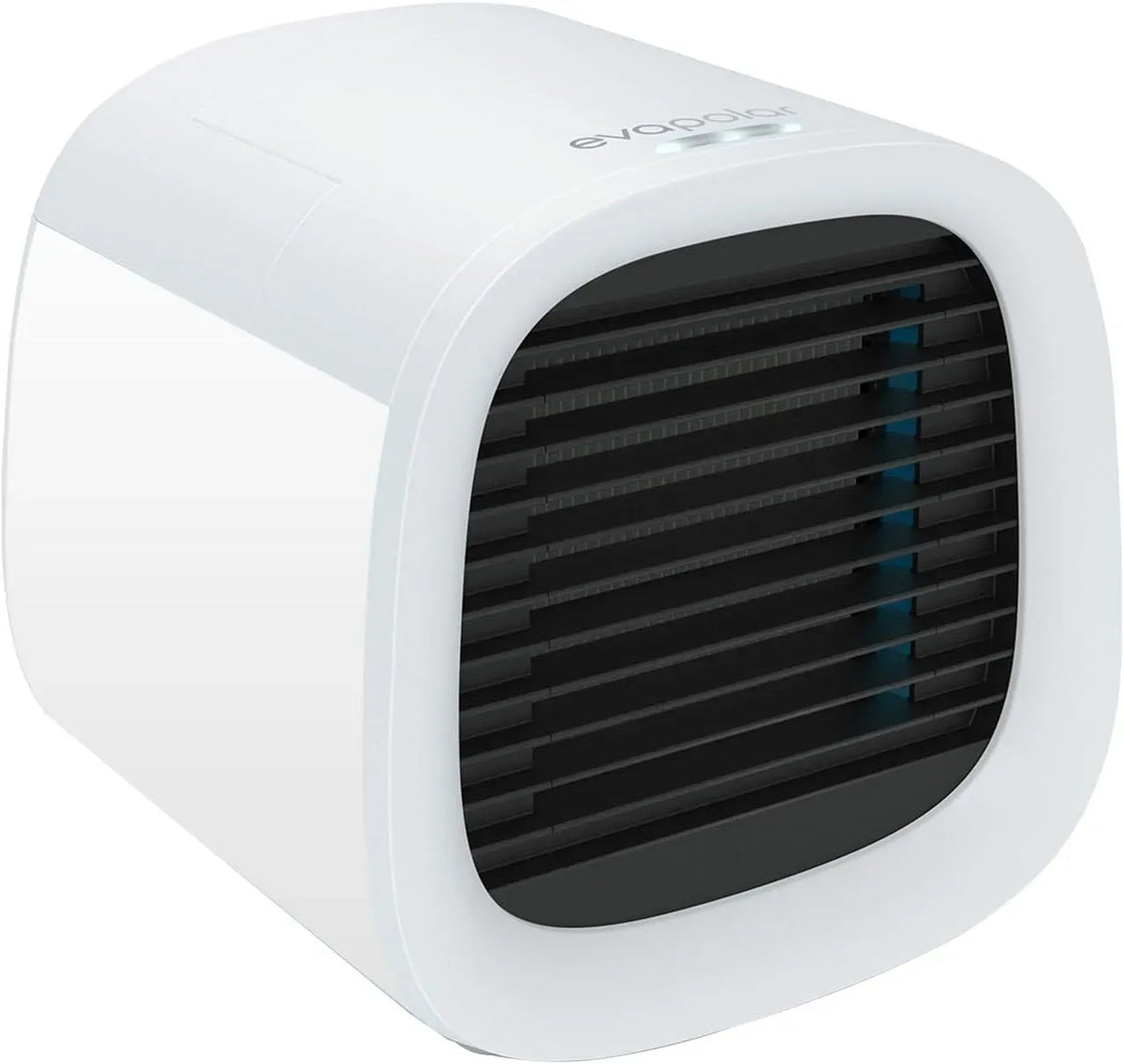 Raffrescatore evaporativo, portatile, USB, bianco, connettività USB e luce LED integrata