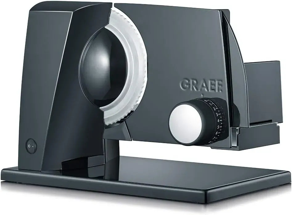 GRAEF SKS110 Affettatrice, affettatrice per alimenti, nero, alluminio