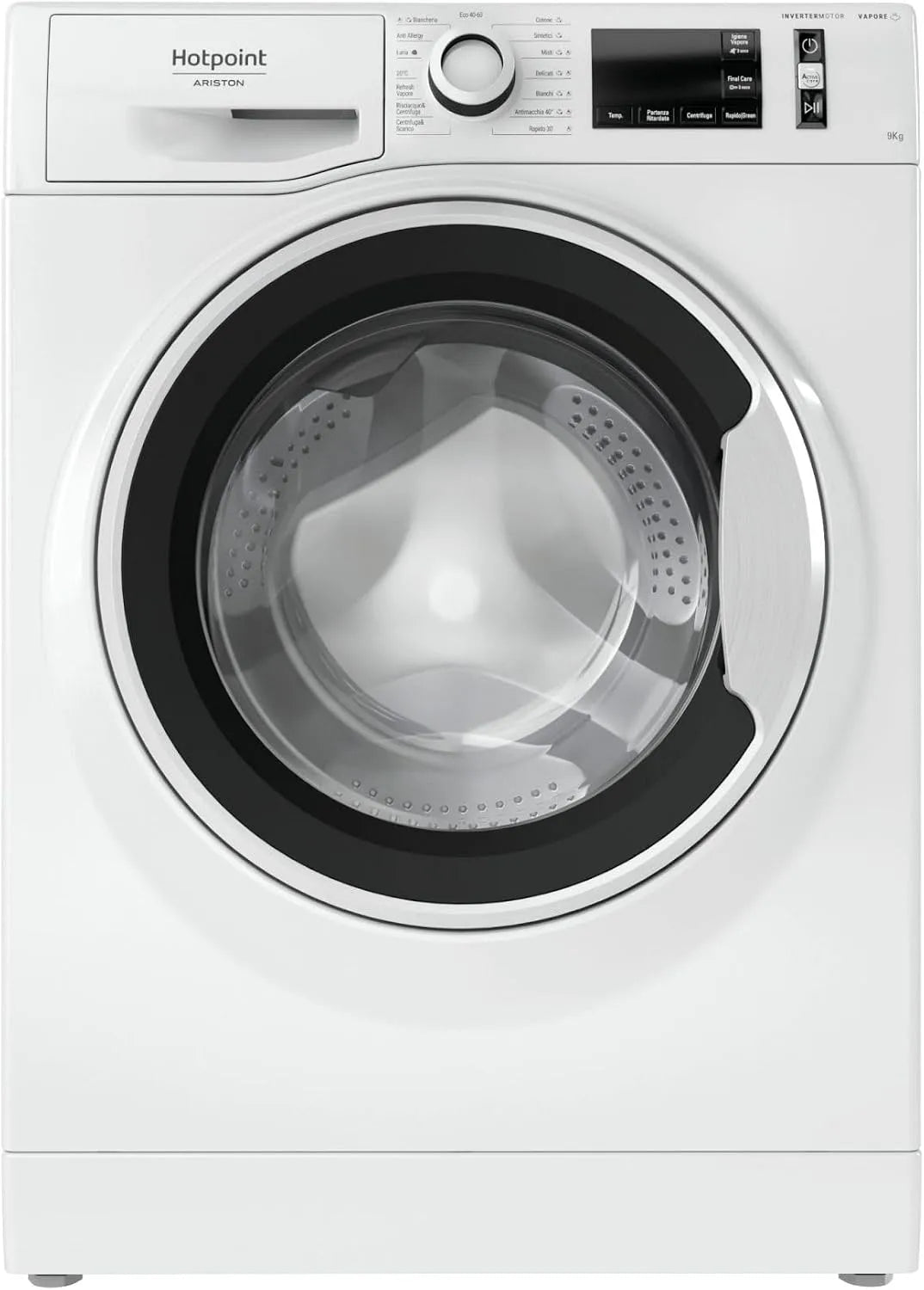 Lavatrice, 9 kg, Hotpoint NG98W, bianco, lavabiancheria, IT lavatrice Caricamento frontale 9 kg 1400 Giri/min Bianco