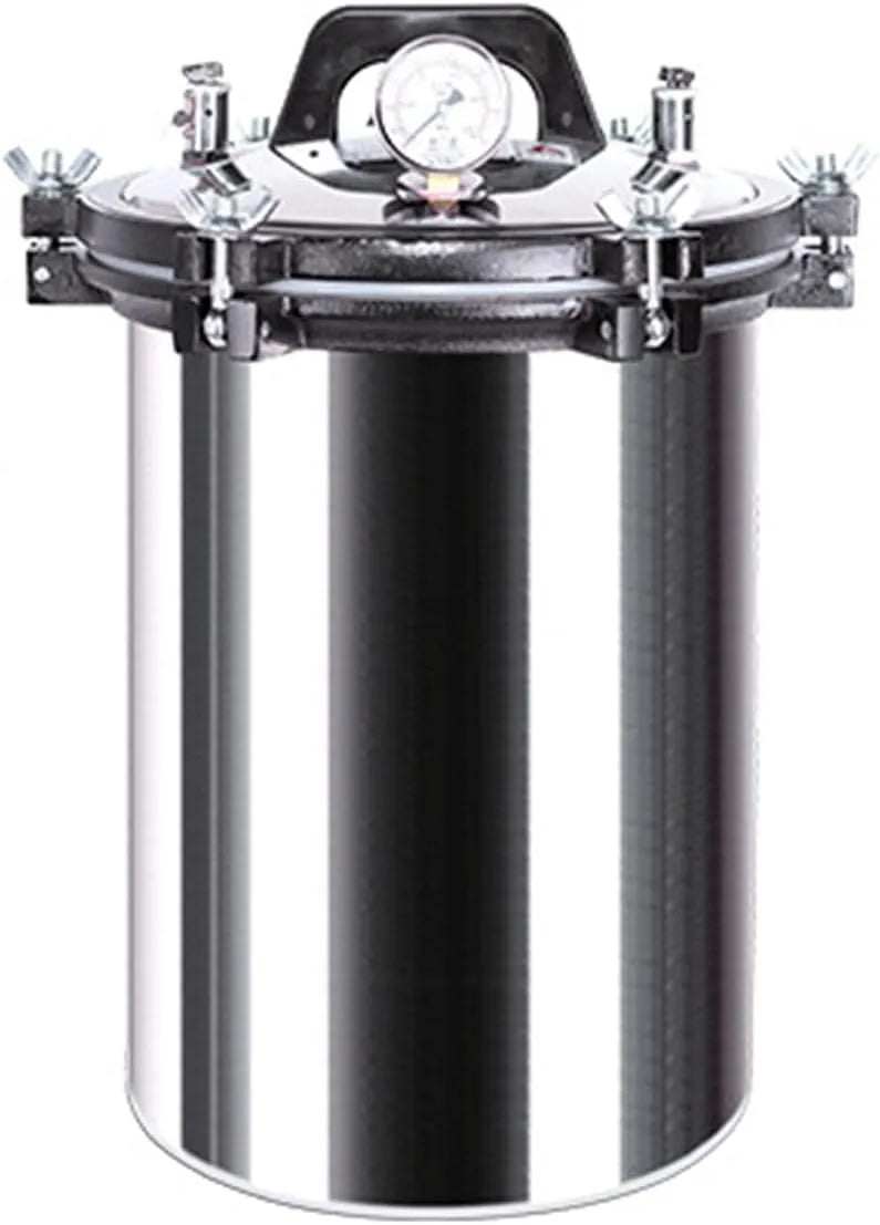 18L/24L Sterilizzatore, sterilizzatore elettrico, 24 L, 18 L, portatile, vapore, acciaio inox, per Maggiore Sicurezza di sterilizzazione.