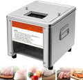 Affettatrice, affettatrice per alimenti, 850 W, professionale, acciaio inox, per carne
