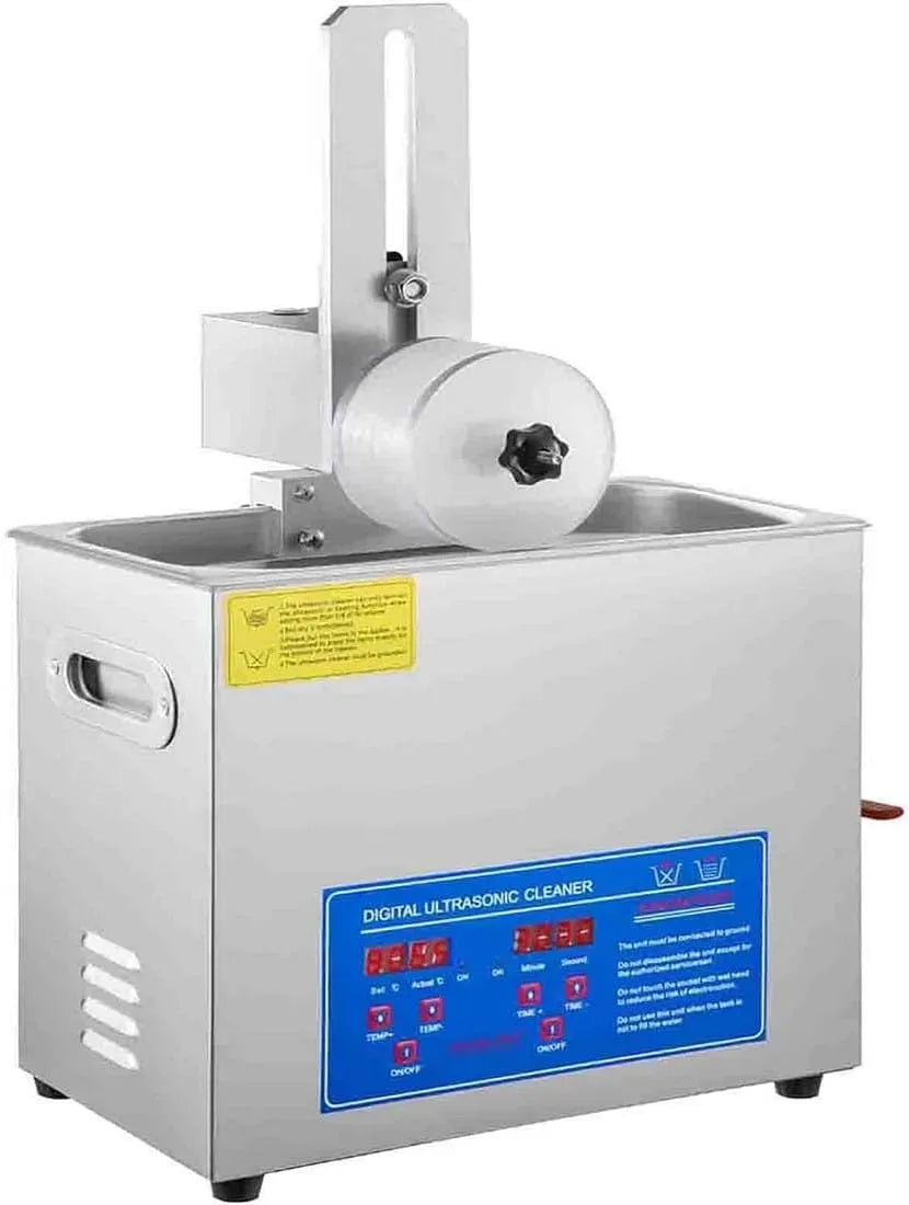 vasca per pulizia a ultrasuoni, Pulitore, 6 L, 180 W, portatile, per Dischi in Vinile da 180 W e 6 Litri