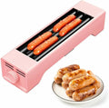 3rods Macchina per Hot, griglia, acciaio inox, funzione riscaldante, per Hot Dog a rulli