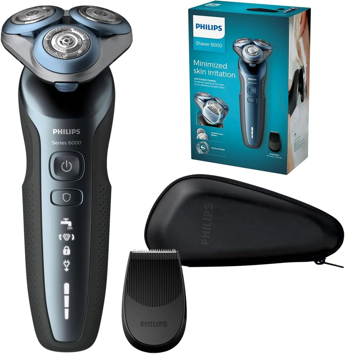 Philips S6620/11 Rasoio, pannello IPS, Rasoio Elettrico Wet & Dry