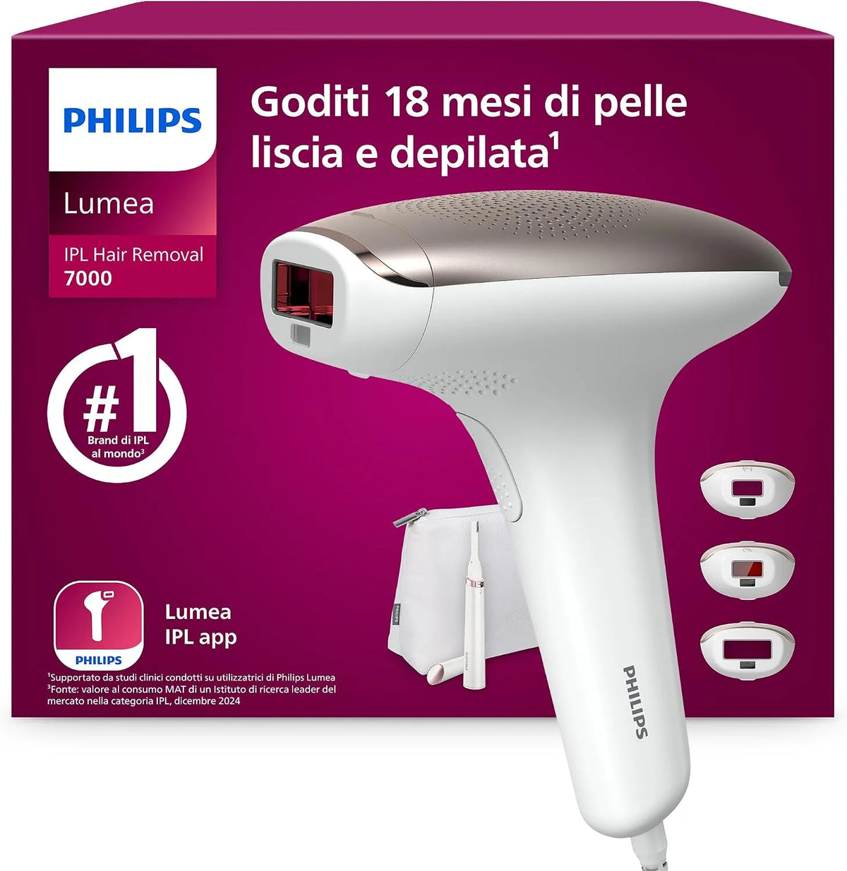 Philips BRI923/00 Accessorio per elettrodomestico, pannello IPS, Lumea 7000 Series, dispositivo di epilazione IPL
