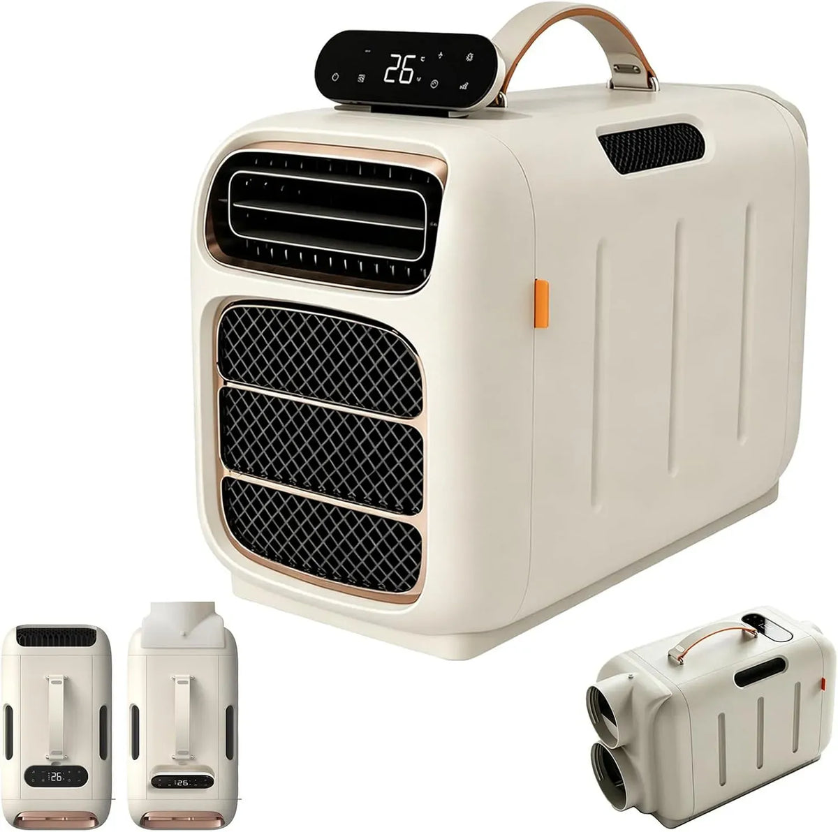 Condizionatore 4800BTU, portatile, climatizzatore, Condizionatore da Campeggio Senza Scarico
