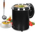Pentola e padella, 5,7 L, 400 W, acciaio inox, Finitura in Acciaio Inossidabile, Bollitore Elettrico per Zuppa da 5,7 L