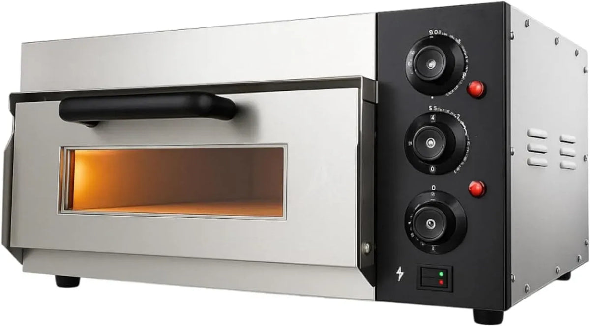 Forno elettrico per pizza, 40 cm, professionale, ristorazione, acciaio inox