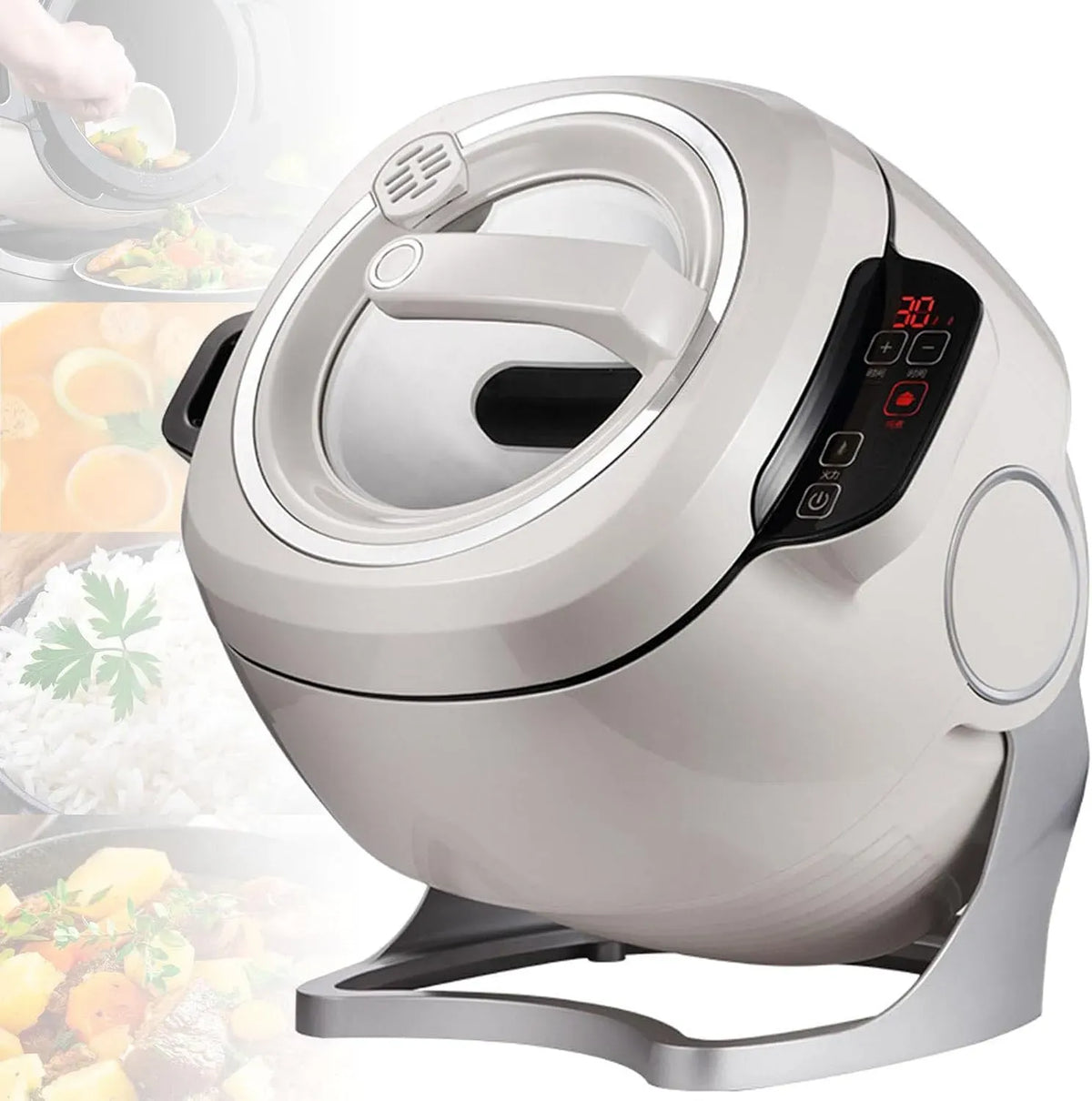 Cuocitore, 6 L, 2000 W, touch, professionale, per Saltare/Stufare/Zuppe