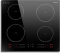 Piano cottura a induzione, 60 cm, 7200 W, piastra a induzione, Boost, da incasso