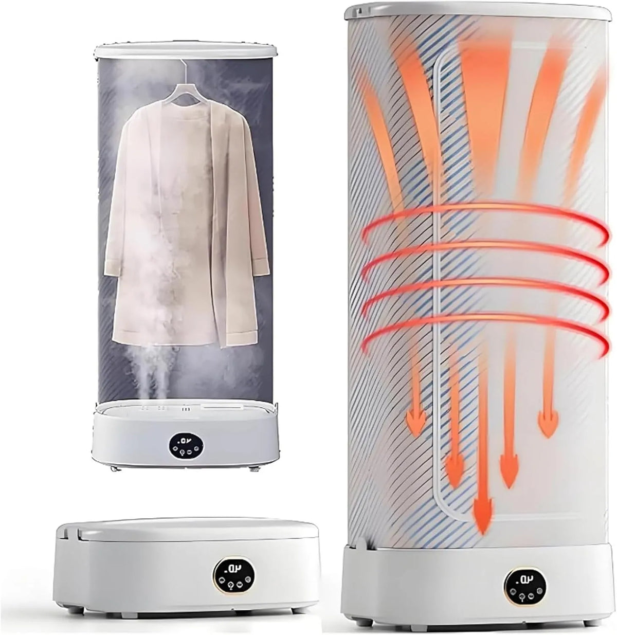Asciugatrice, 1000 W, vapore, ferro vapore verticale, vapore ed essiccazione, Macchina automatica per stirare da 1000 w