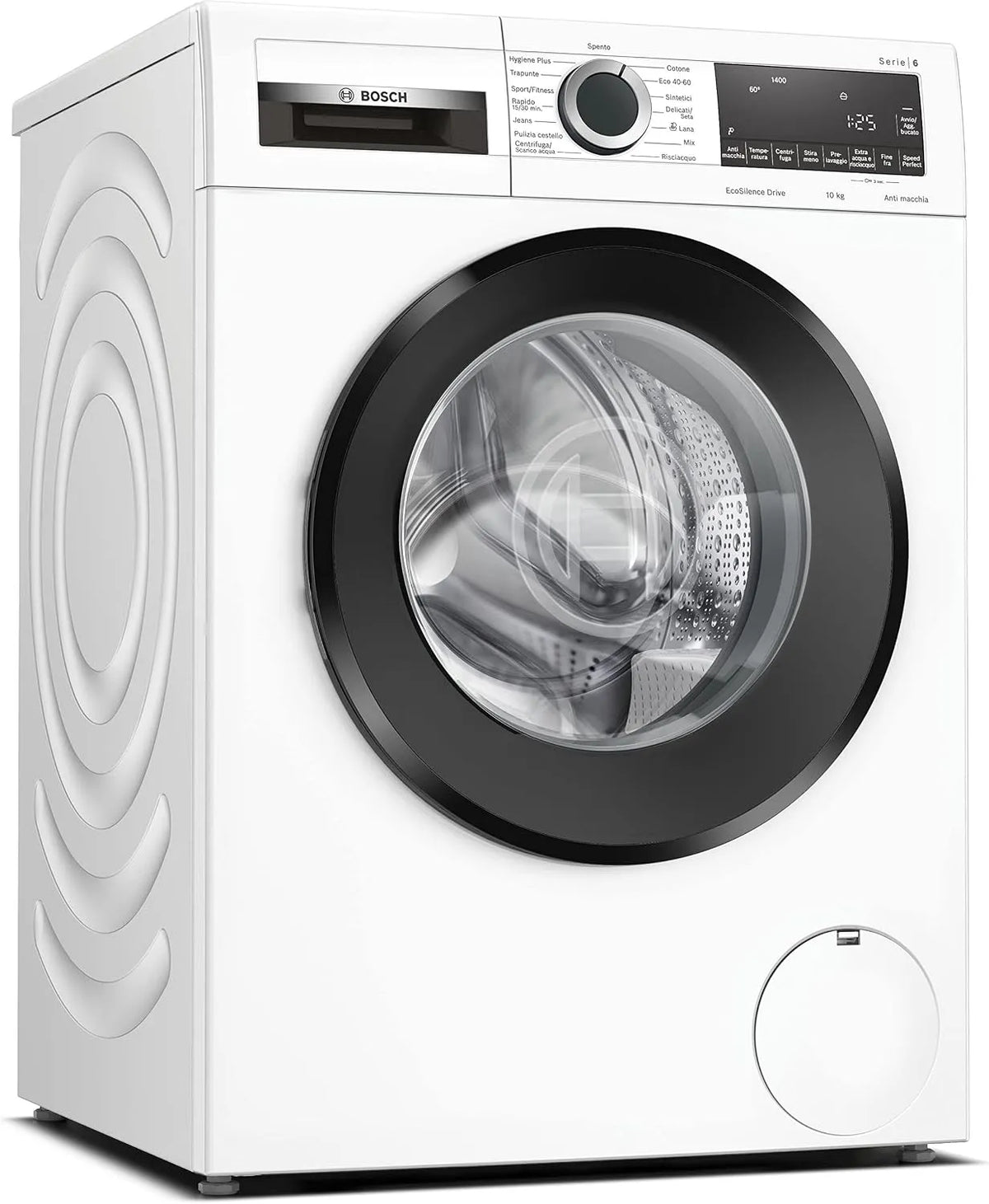 Bosch Serie 6 WGG25403IT Lavatrice, 10 kg, bianco, 1400 rpm Bianco