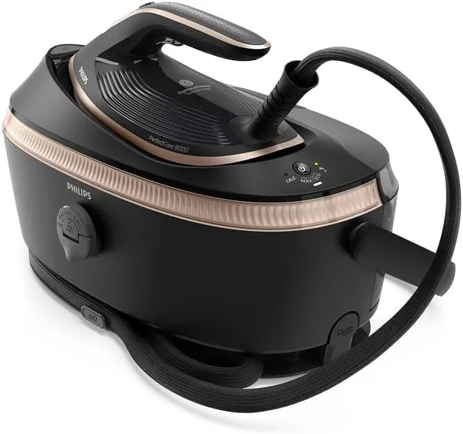 Philips serie 8000 PSG8300/80 OptimalTEMP, facile da trasportare, PerfectCare PSG8300/80, Ferro da stiro a vapore della serie 8000, 215 g di vapore