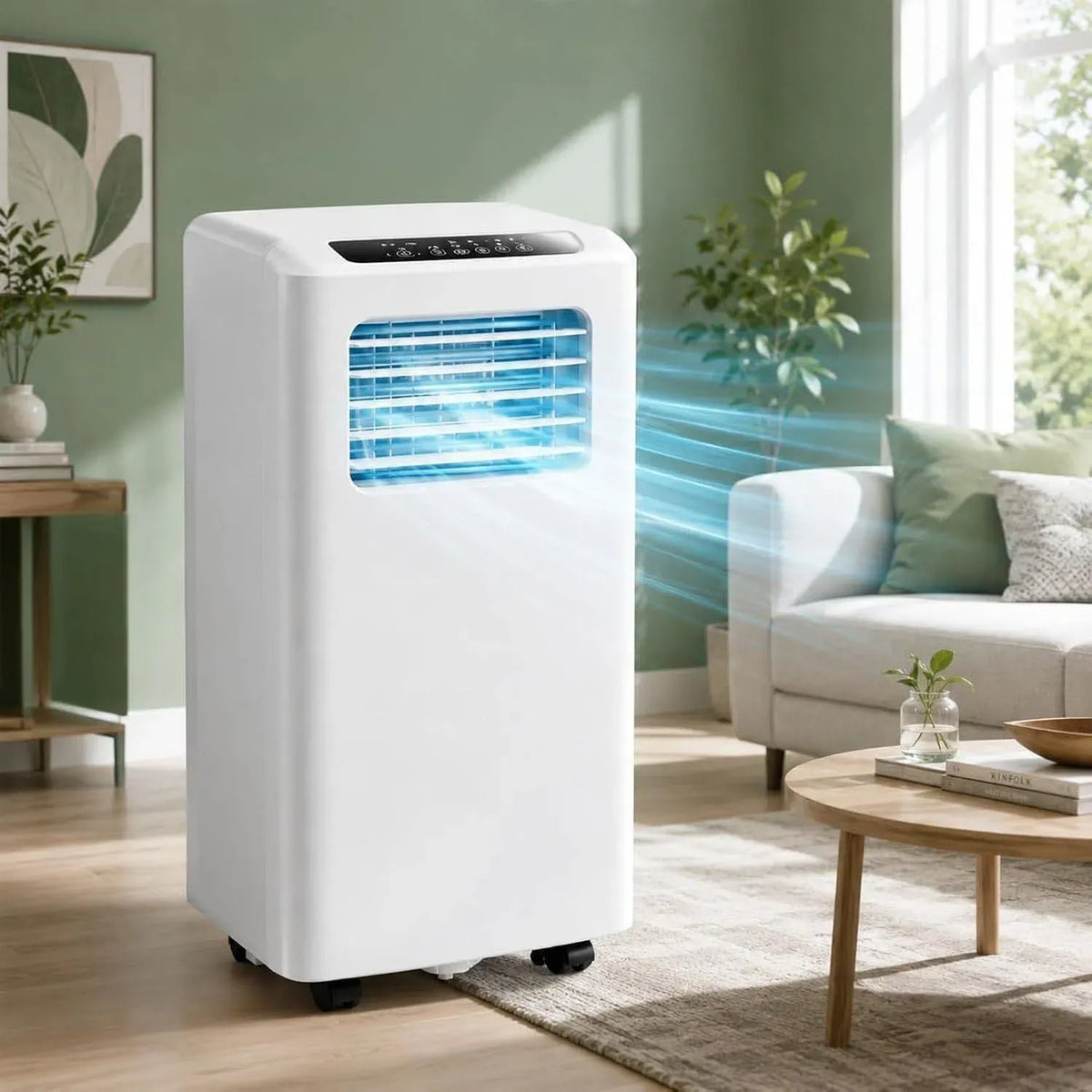 Condizionatore, 2600 W, portatile, effetto 3D, Uscita Aria 3D
