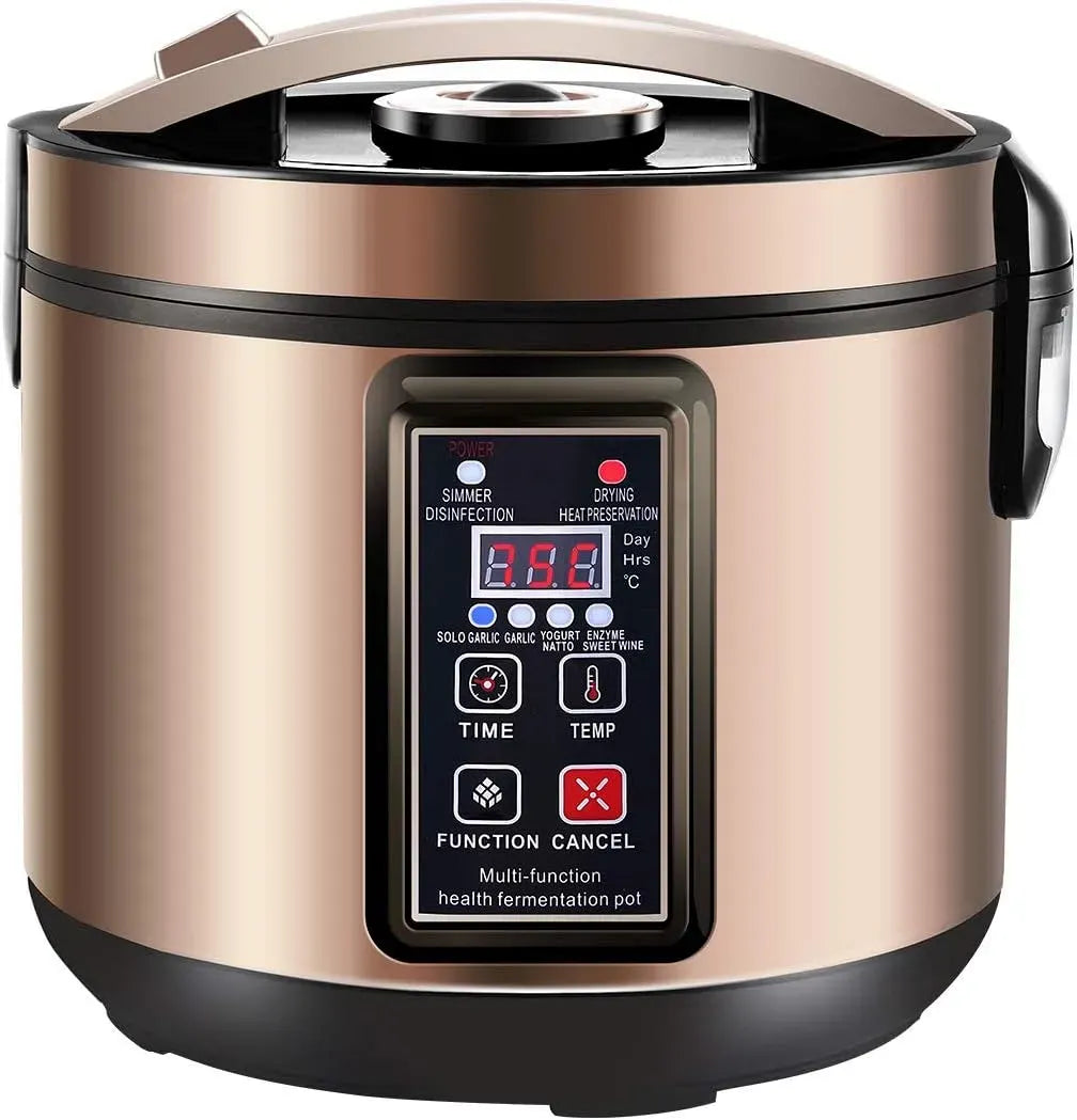 Yogurt Maker, 6 L, nero, Automatico, Fermentatore di Aglio Nero