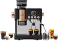Macchina da caffè, TJEAN, Barista Senso, caffettiera elettrica, Macchina da Caffè a Doppia Pompa per Caffè in Grano con Macinatore Integrato