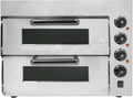 Forno elettrico per pizza, 3000 W, professionale, acciaio inox