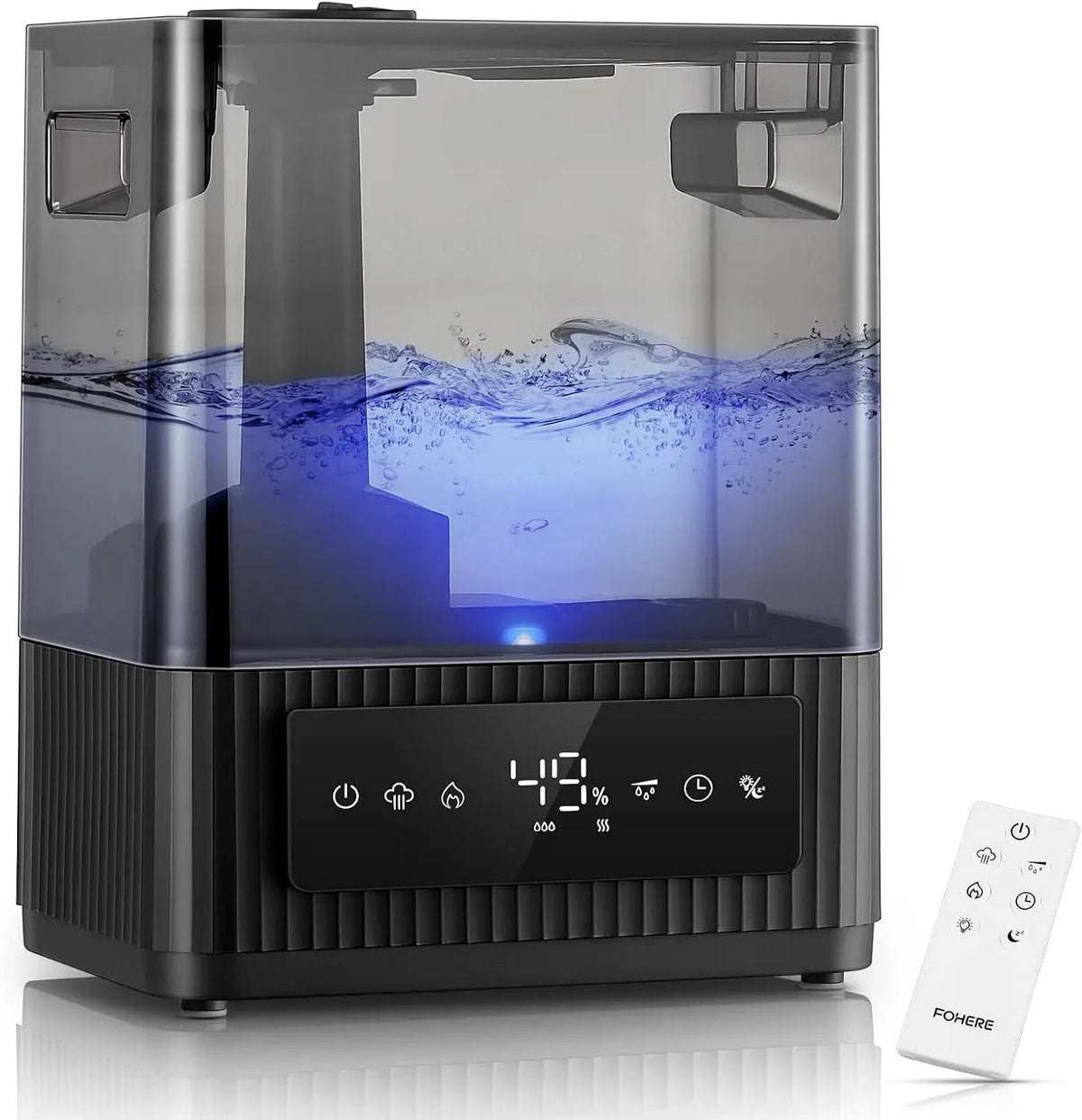 60H 12H Umidificatore, Diffusore, diffusore elettrico di aromi, 6 L, timer, per la Casa, FOHERE