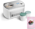 contenitore, macchina per gelato e sorbetto, 1,2 L, rimovibile, acciaio inox, argento, per gelato rimovibile, SPRINGLANE