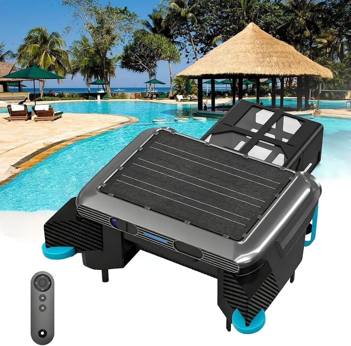 IPX8 robot pulitore per piscina, IP65, senza fili