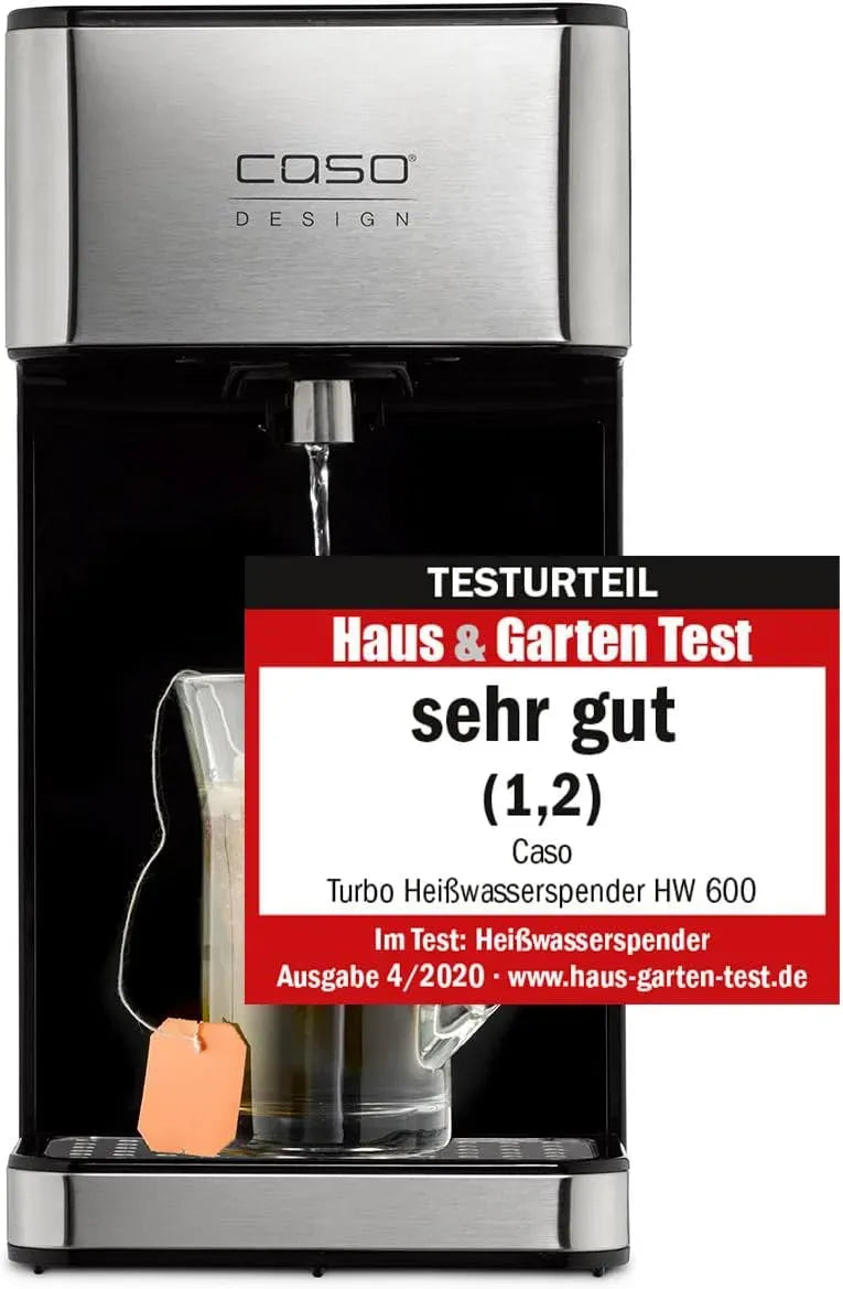 Caso HW 600 Bollitore elettrico, acqua calda in soli 5 secondi, 8 spese quantitative per la copertura del bisogno