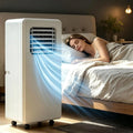BTU 18000 12000btu su Ruote, Silenzioso, per Telecomando Ambienti Ufficio Casa Uomo Donna, Climatizzatore Autonomo Aria Condizionata Monoblocco 12000