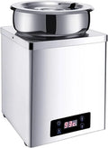 3l/7l Formaggi, Pannello Touch LCD, Scaldavivande Elettrico Commerciale con Temperatura Regolabile da 30 a 100°C, Riscaldamento a Circolazione, per