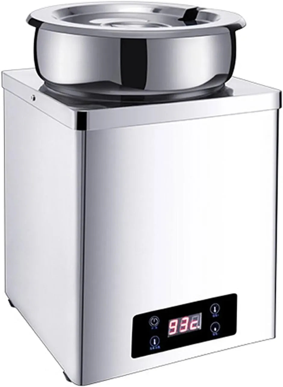 3l/7l Formaggi, Pannello Touch LCD, Scaldavivande Elettrico Commerciale con Temperatura Regolabile da 30 a 100°C, Riscaldamento a Circolazione, per