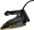 Braun FI7255GR Nero e Verde, Ferro da Stiro a Vapore Ergonomico e Facile da Usare, FreeStyle 7, Funzione Turbo, Stiratura Rapida e Scorrevole