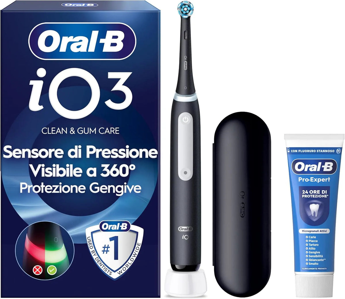 Accessorio per elettrodomestico, nero, Oral-B iO 3 Spazzolino Elettrico
