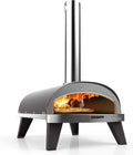 Forno elettrico per pizza, esterno, piatto girevole per cottura a 360°