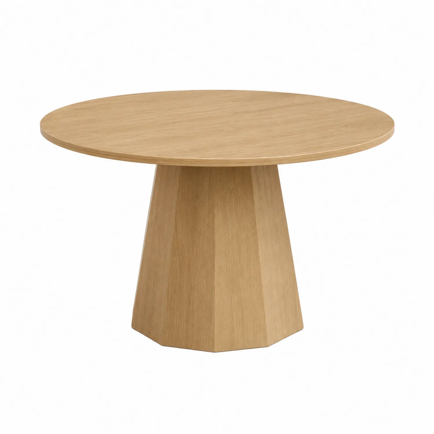 Tavolo rotondo in legno rovere diametro 120 cm