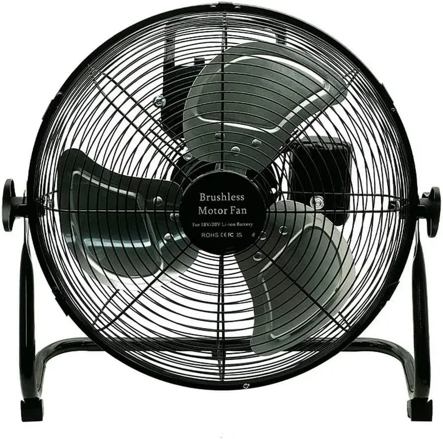 Ventilatore V/20 DCB200, 35,5 cm, 18 V, portatile, angolo di raffreddamento a 130 gradi, 4 impostazioni