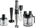 Braun MQ9187XLI Robot da cucina, 1,2 L, 1200 W, nero, Bicchiere 600 mL, MultiQuick 9