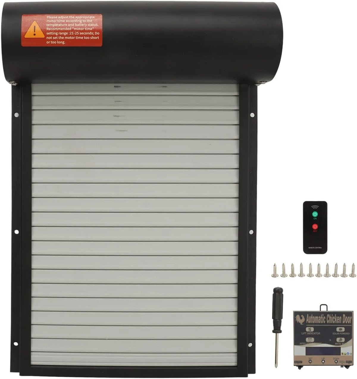 batteria, sensore, timer, per pollaio, automatico