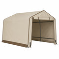 Tenda da Garage in Poliestere Beige 300x150x200 cm