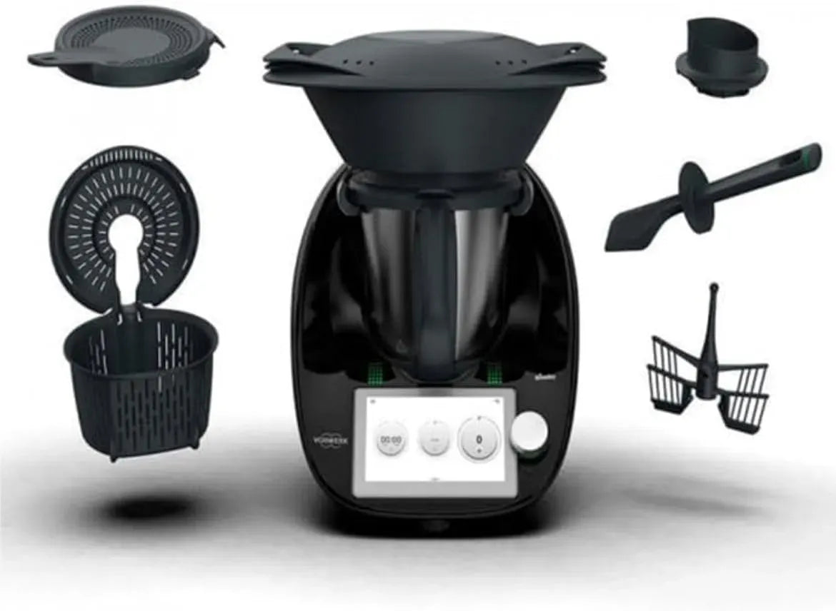 Robot da cucina TM6, nero, GARANZIA 2 ANNI THE POINT FOLLETTOO, SCATOLATO