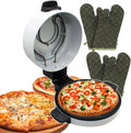 Forno elettrico per pizza, 11,8 pollici, grill, professionale, Piastra Rotonda da 11,8'/30 cm, Mini Macchina per Pizza da banco
