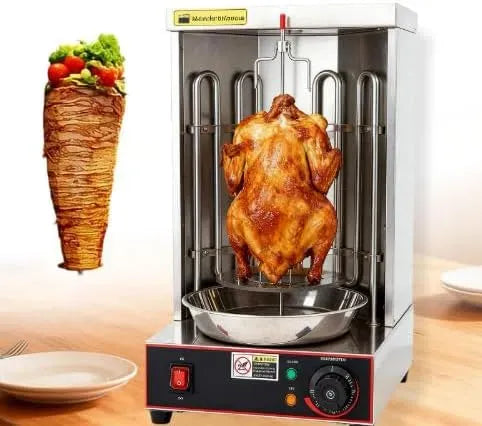 Barbecue, Tavolo, 2400 W, professionale, funzione riscaldante, Gira