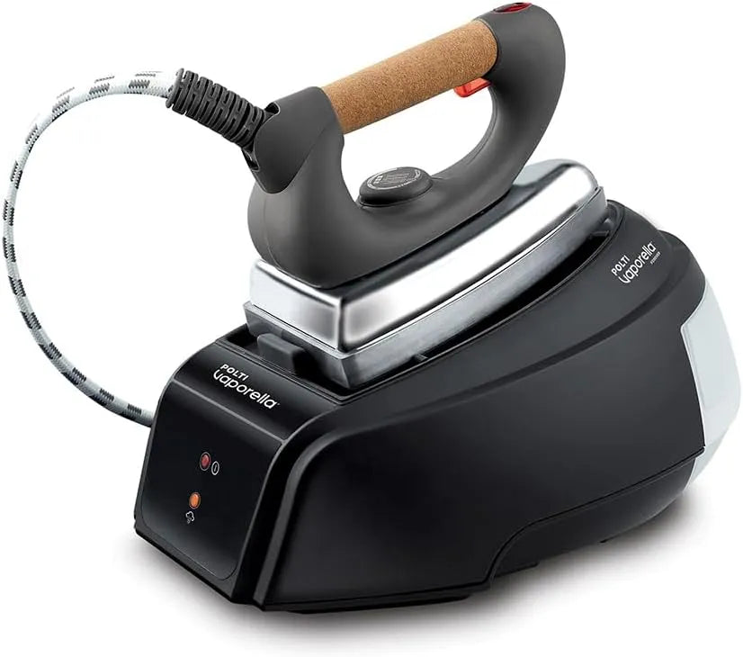 Nero e Acciaio, per Ferro da Stiro a Vapore con Caldaia ad Autonomia Illimitata, Polti Vaporella Forever 615 Pro, Pressione 4 Bar, Potenza 2150 W
