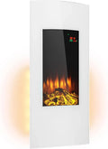 Klarstein Camino Elettrico, Camino Finto a Riscaldamento a Basso Consumo, Caminetto Elettrico 2000 W, Fuoco Finto LED, Spazio per Legna