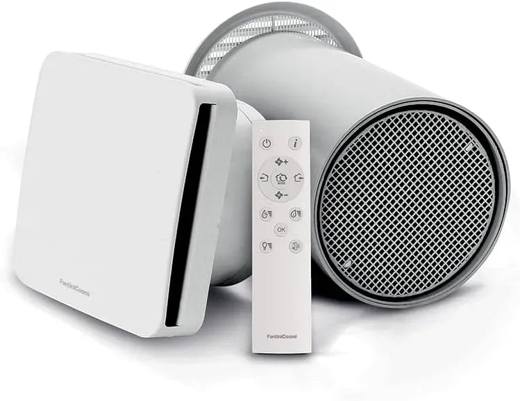 AP19989 Aspirvelo Ecocomfort Plus 100mm Recuperatore Calore dotato di Comando IR Fantini Cosmi