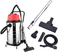 Aspirapolvere, 60 L, 1400 W, Aspiratore, industriale, ampio serbatoio, professionale, acciaio inox