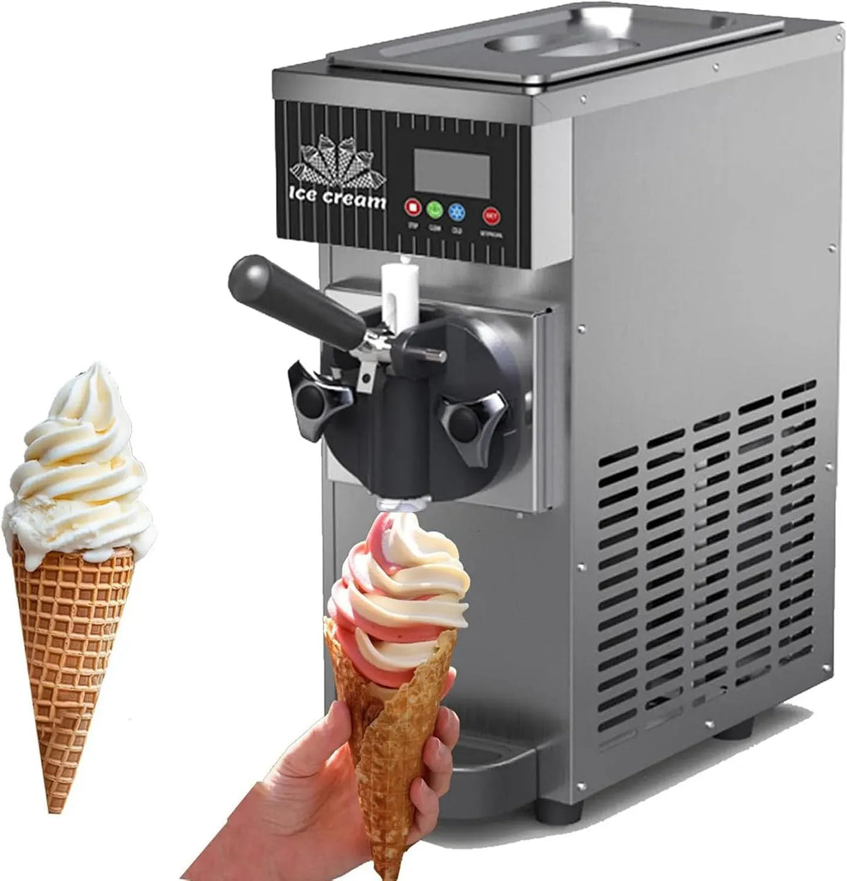 Macchina, display LCD, professionale, grigio, per I Ristoranti & I Negozi di Dessert Negozi di Snack