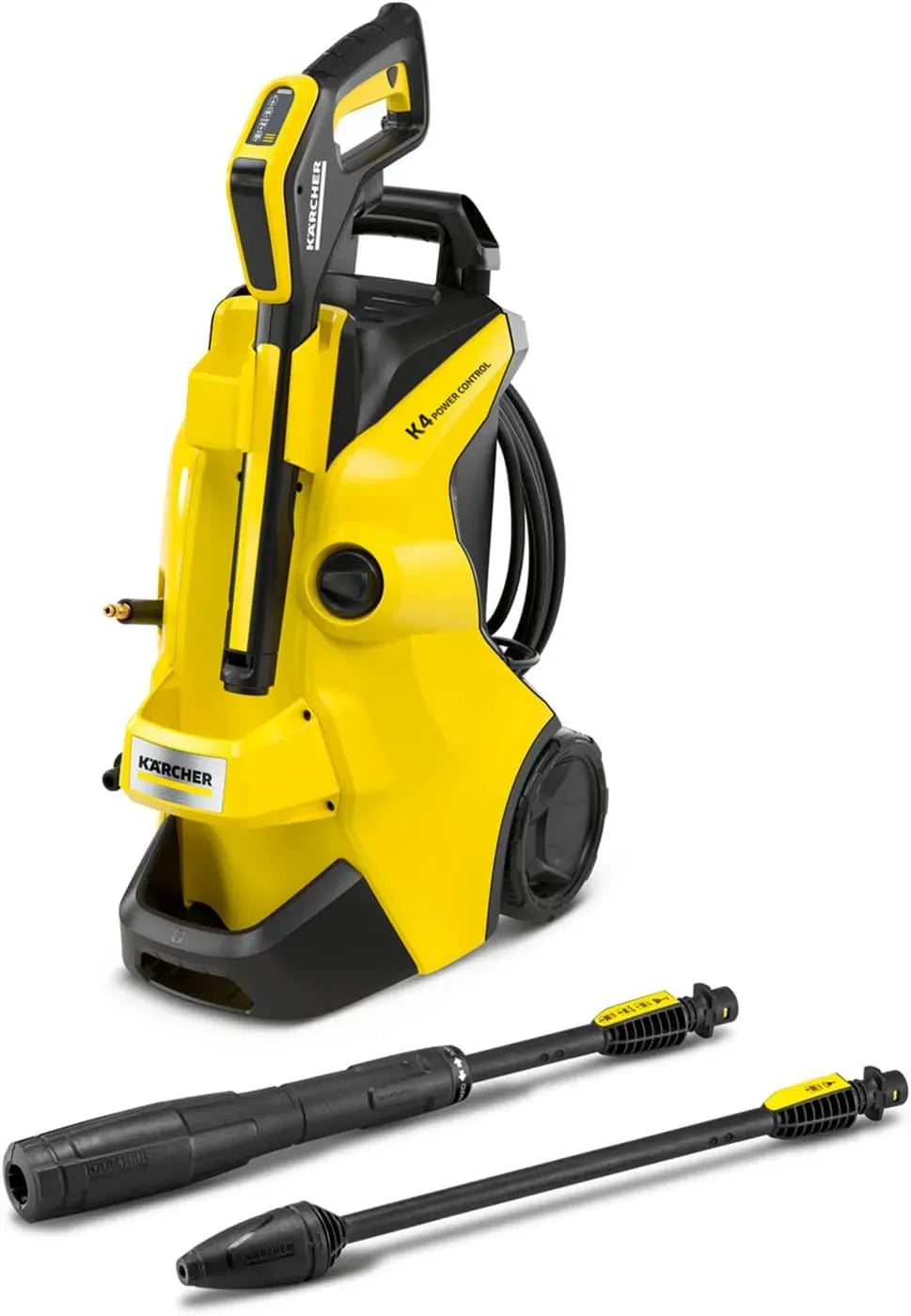 Kärcher K 4 Idropulitrice, Pistola LED ad Alta Pressione, 130 bar, Area di lavoro 30 m²/h, Portata 20 l/h