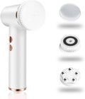 IPX6 Spazzola, portatile, IP65, bianco, per la pulizia del viso 4 in 1