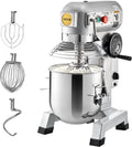 VEVOR Impastatrice Planetaria Velocità Regolabile 850W Ciotola Capienza 14kg, Impastatrice Elettrica da Cucina Commerciale Velocità 3 Modi